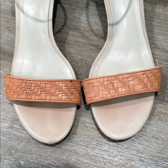Cole Haan Tan and Cream Ankle-Strap Sandals - Picture 4 of 13